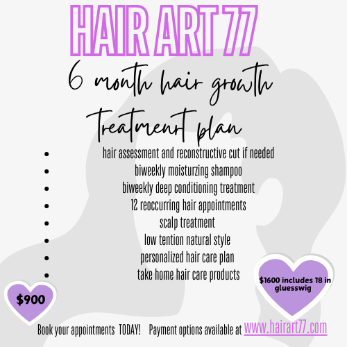 6 month hair growth treatment plan